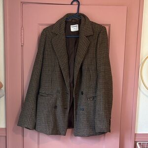 Tweed Checked Blazer for Women